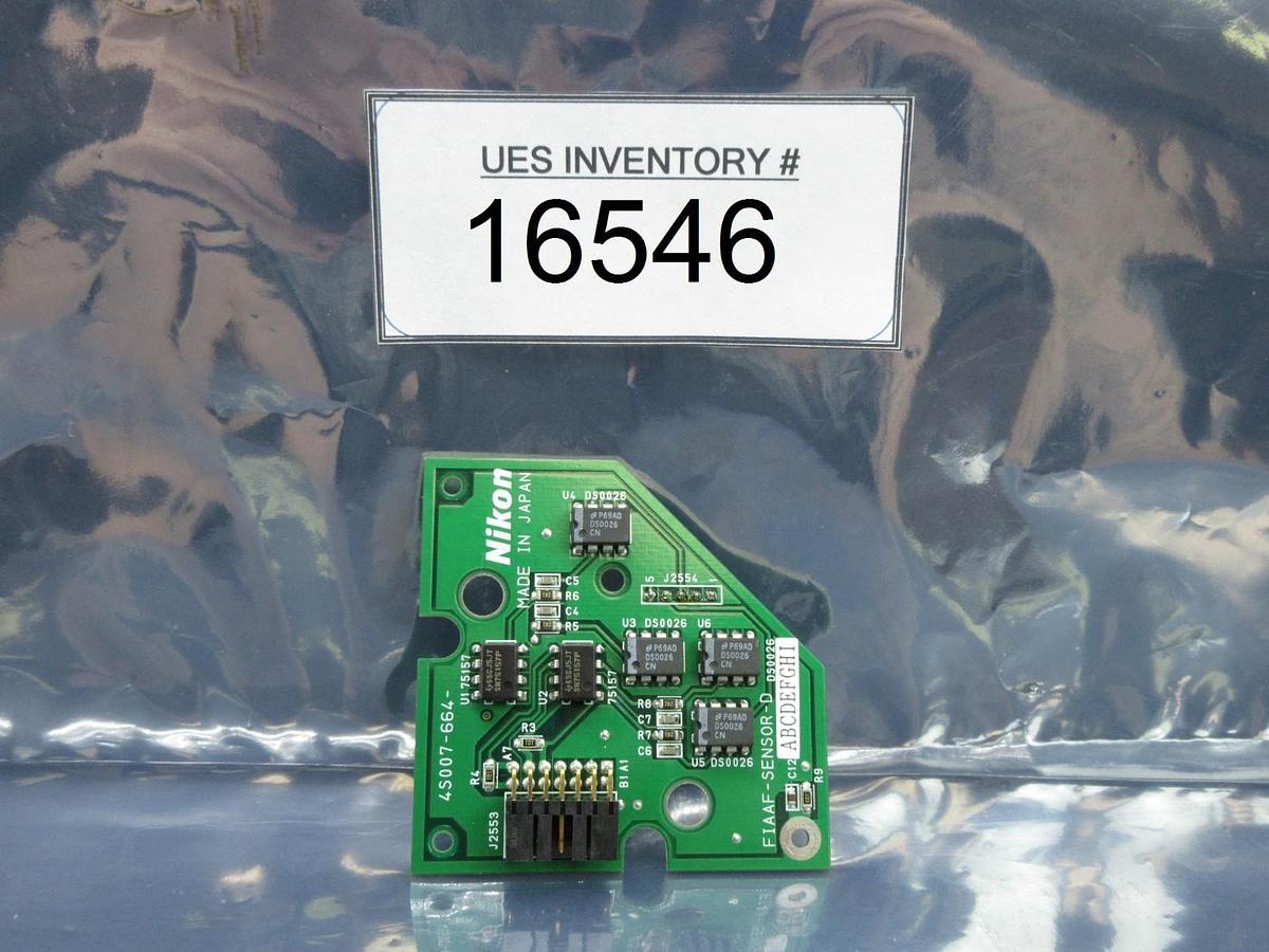 Used Nikon 4S007-664 FIAAF Sensor Interface Board PCB FIAAF-SENSOR-D NSR-S202A Used