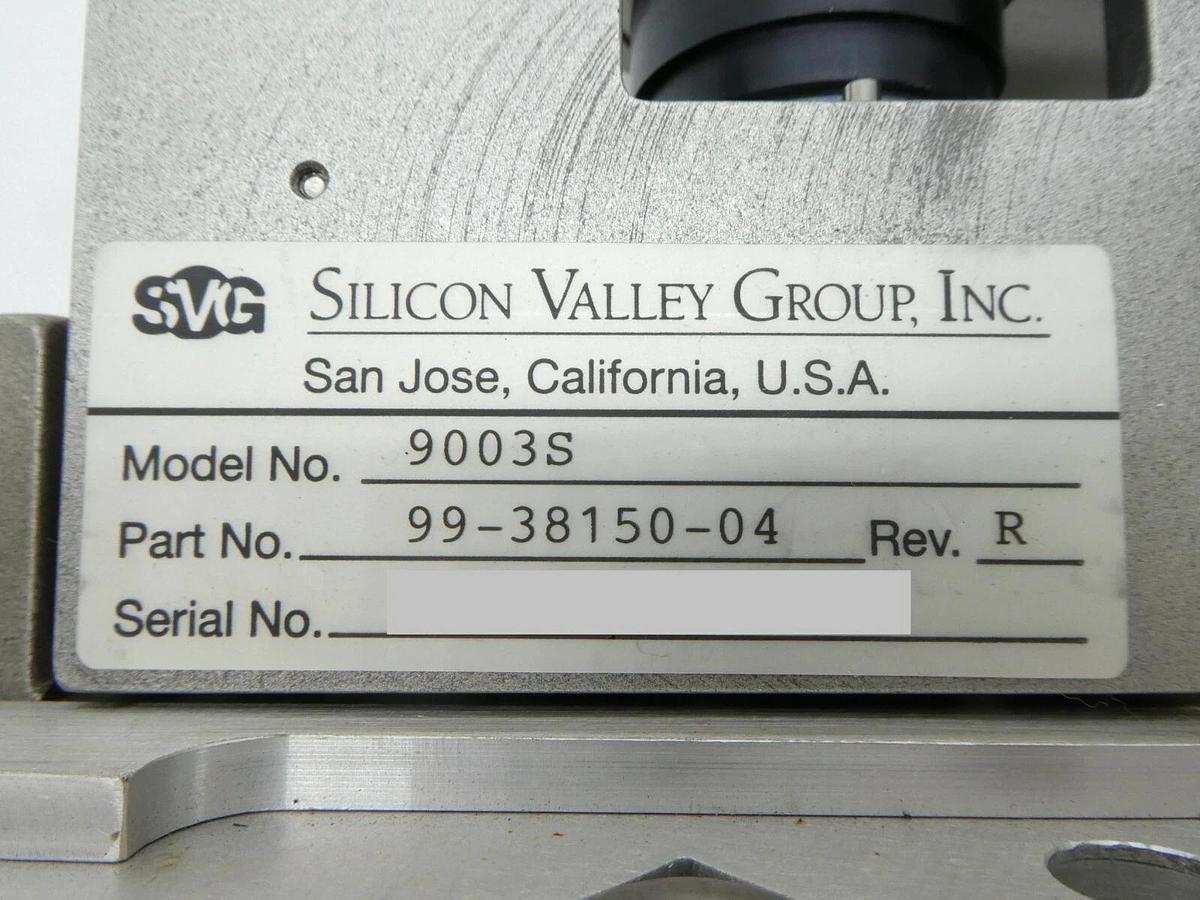 Used SVG Silicon Valley Group 99-38150-04 Shuttle Arm Assembly Rev. R 9003S 90S Spare