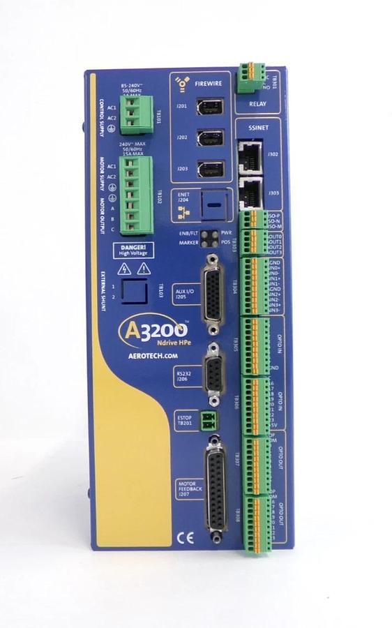 Used Aerotech NdriveHPe30-IO-S Networked Digital Servo Amplifier Lot of 2 Working