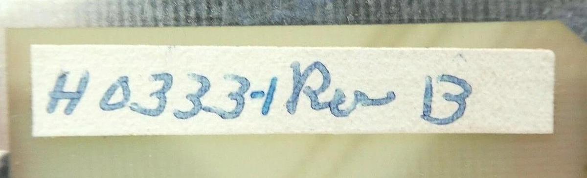 Used Varian Semiconductor VSEA DH0333001 Display No. 2 PCB Card H0333-1 Rev. B Spare