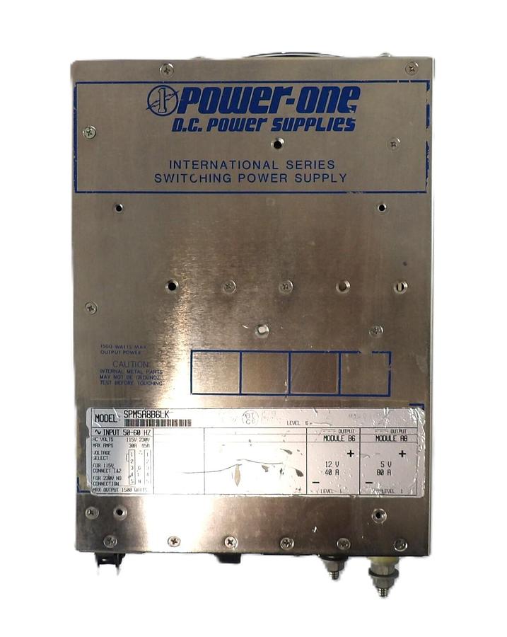 Used Power-One SPM5A8B6LK Switching Power Supply International Series Working Spare