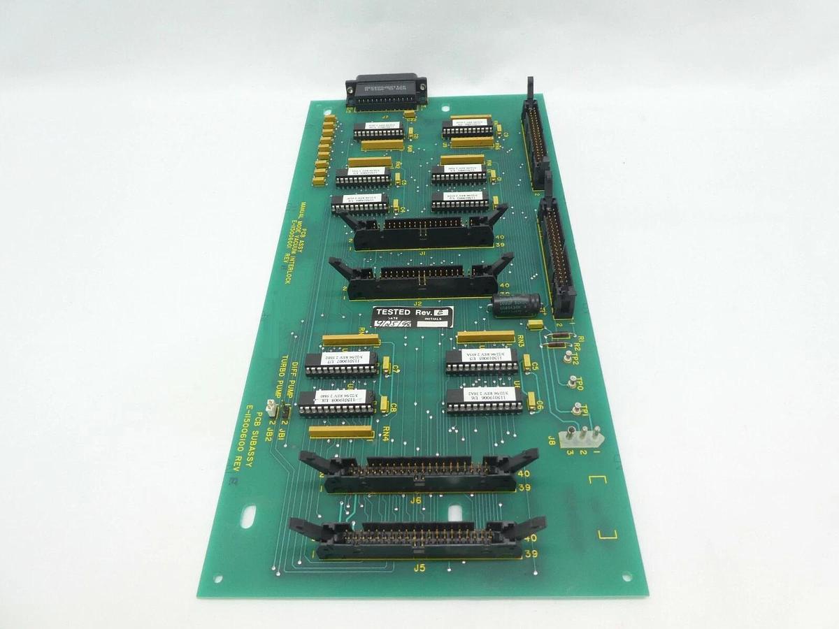 Used Varian Semiconductor VSEA E-115006001 Manual Mode Vacuum Interlock PCB Rev. E