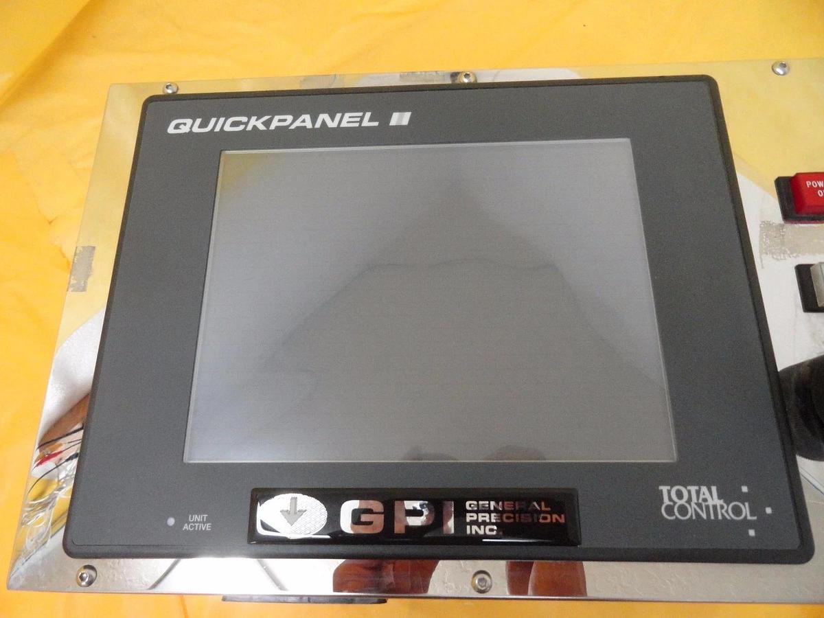 Used GPI General Precision 0303-063 Remote Panel RCD 3-4-1 SVG 90 I-Line Working