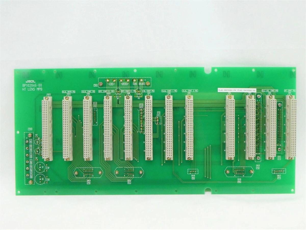 Used JEOL BP102046-00 Backplane Board PCB HT LENS MPB JWS-2000 SEM Working Spare