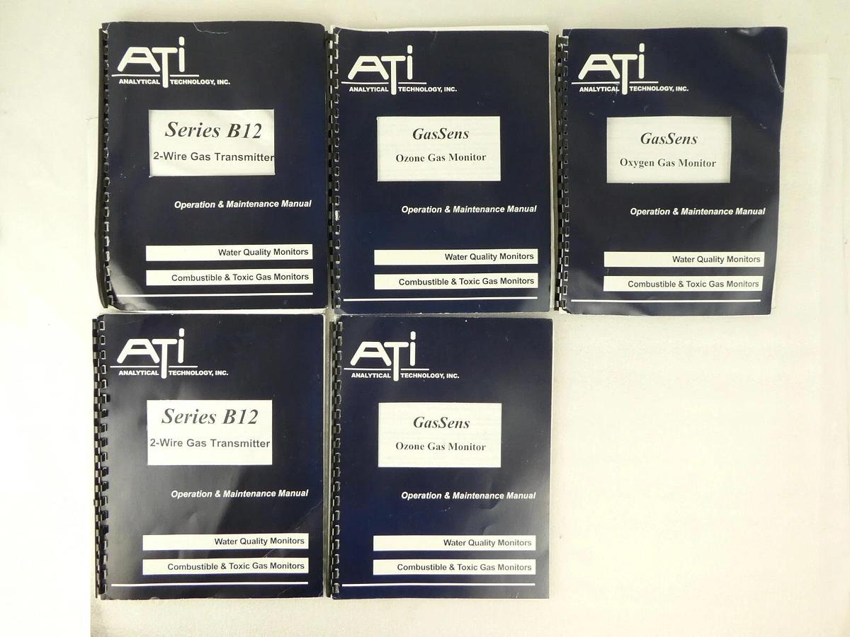 Used ATi Series B12 Gas Detection Transmitter GasSens O2 O3 Sensor Lot of 10 Working
