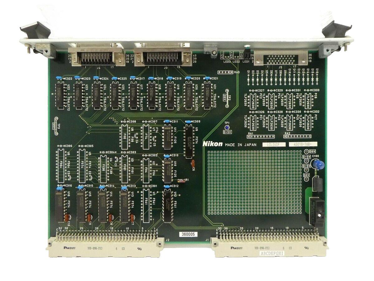 Used Nikon Precision 4S018-168 Interferometer LC IF PCB Card LCLIUIF NSR Working
