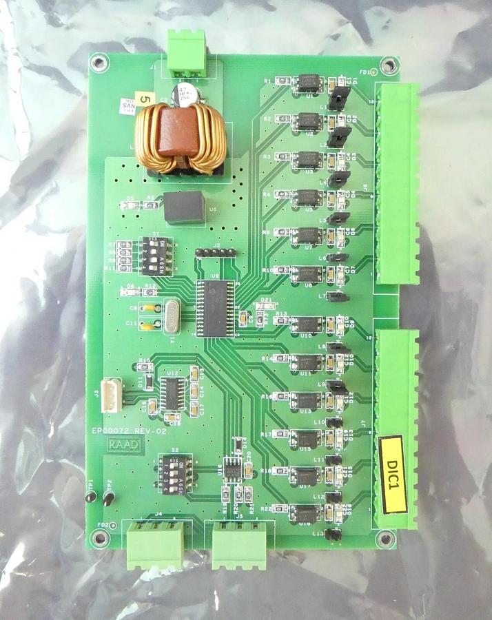 Used RAAD Systems EP00072 Digital Input Board PCB Reseller Lot of 3 Working Surplus