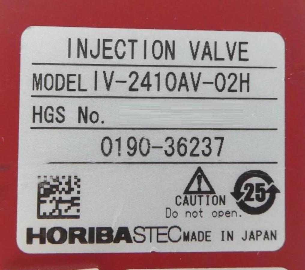 Used Horiba STEC LF-F30M-A-EVD Flow Controller with IV-2410AV-02H Valve Assembly