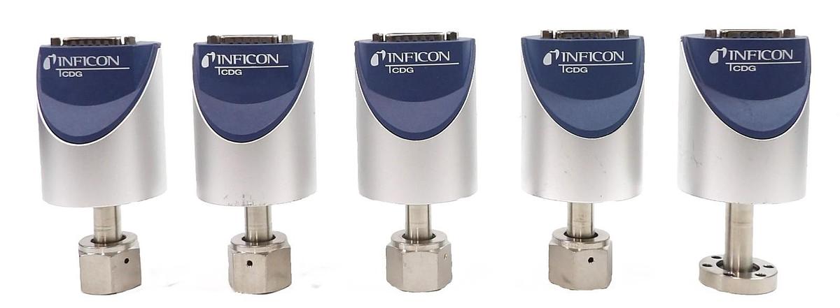 Used Inficon CDG025D Capacitance Diaphragm Gauge Reseller Lot of 5 Spare Surplus
