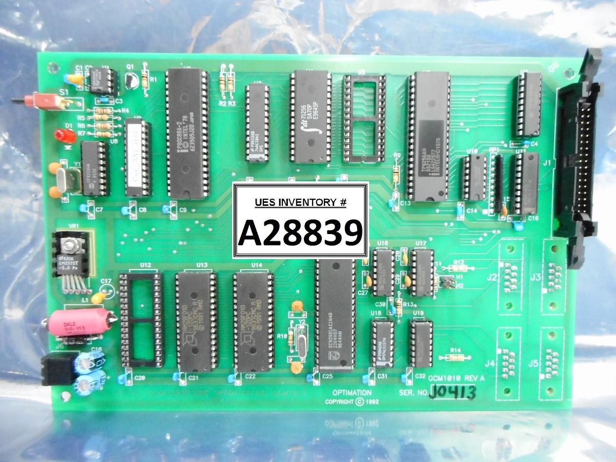 Used Optimation GCM1010 VMB Processor Board PCB Rev. A Missing Components As-Is