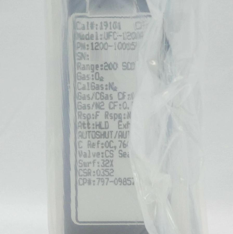 UNIT UFC-1200A Mass Flow Controller MFC 200 SCCM O2 Lam 797-098570-504 New Spare
