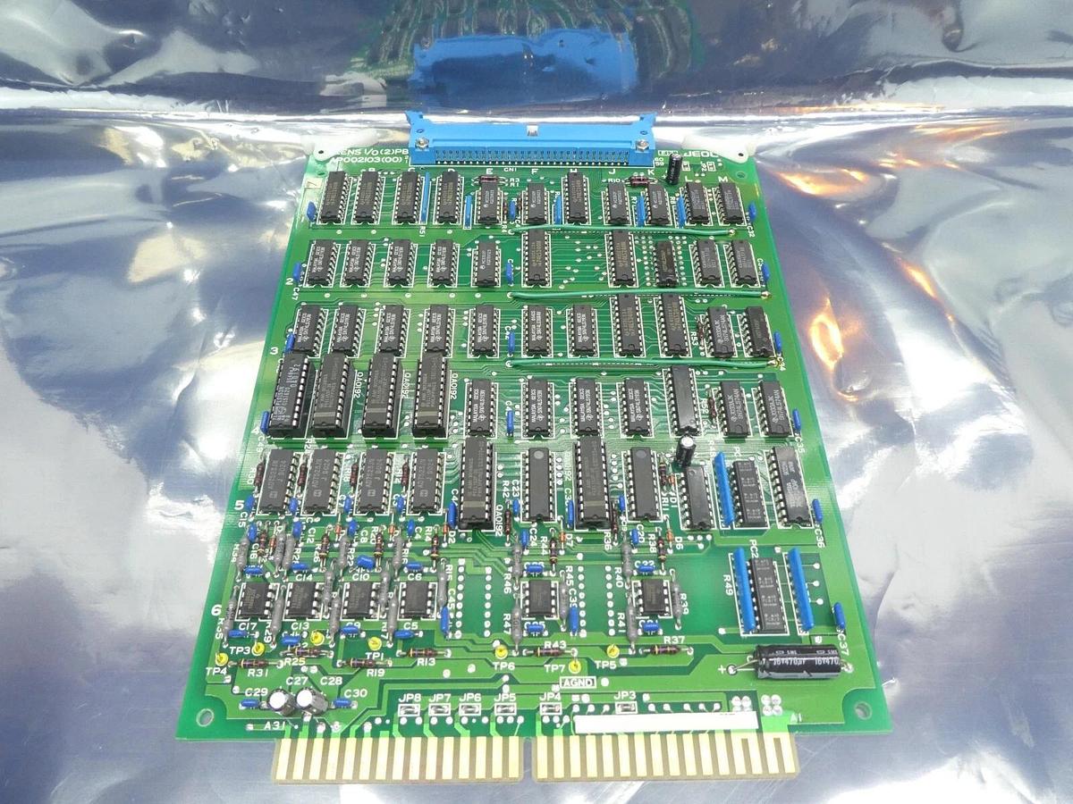 Used JEOL AP002103(00) Lens I/O PCB Card LENS I/O(2)PB JSM-6300F SEM Working Surplus