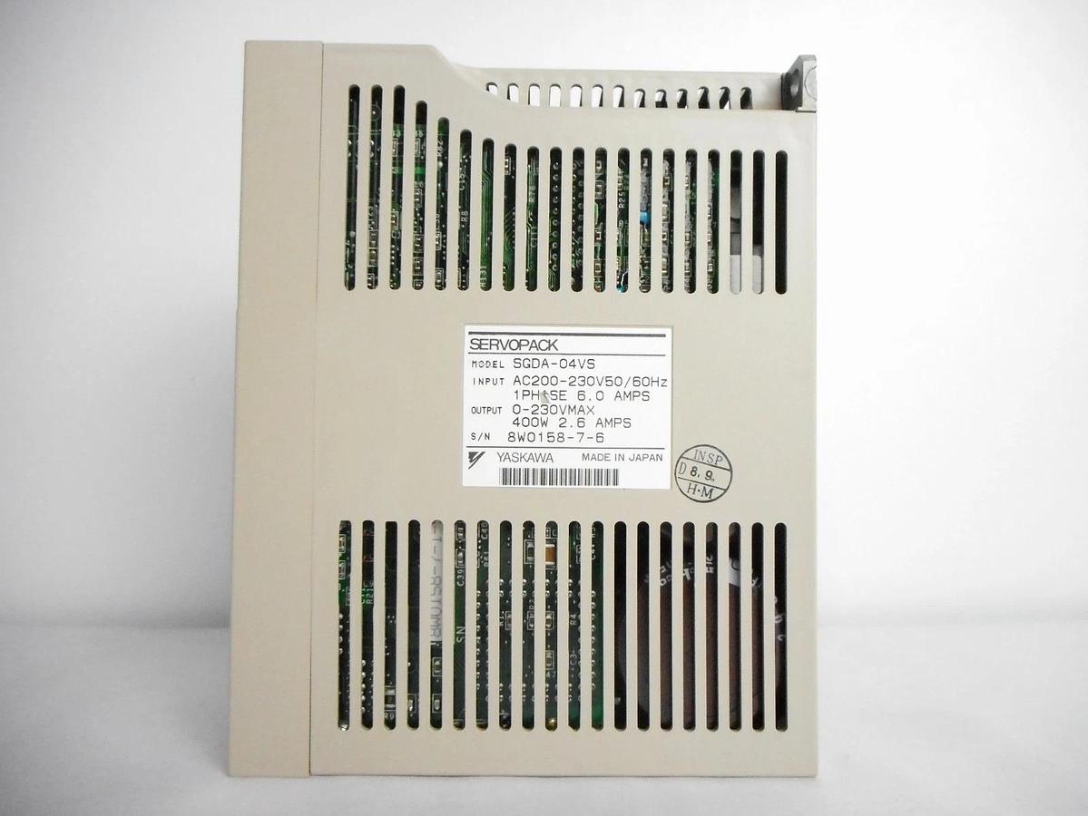 Used Yaskawa Electric SGDA-04VS Servo Drive SERVOPACK Used Working