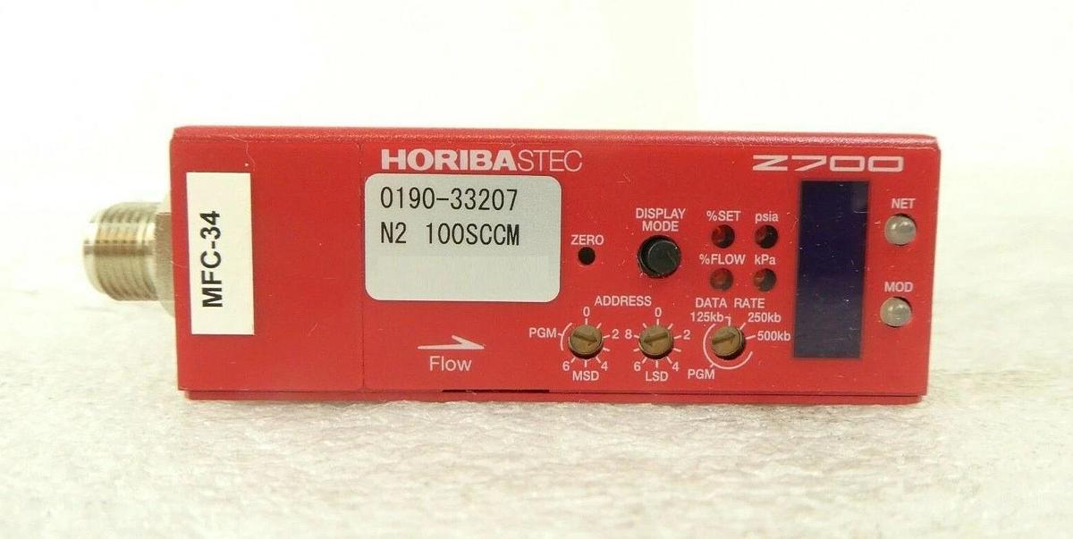 Used Horiba STEC SEC-Z714AGX Mass Flow Controller MFC AMAT 0190-33207 Working Surplus