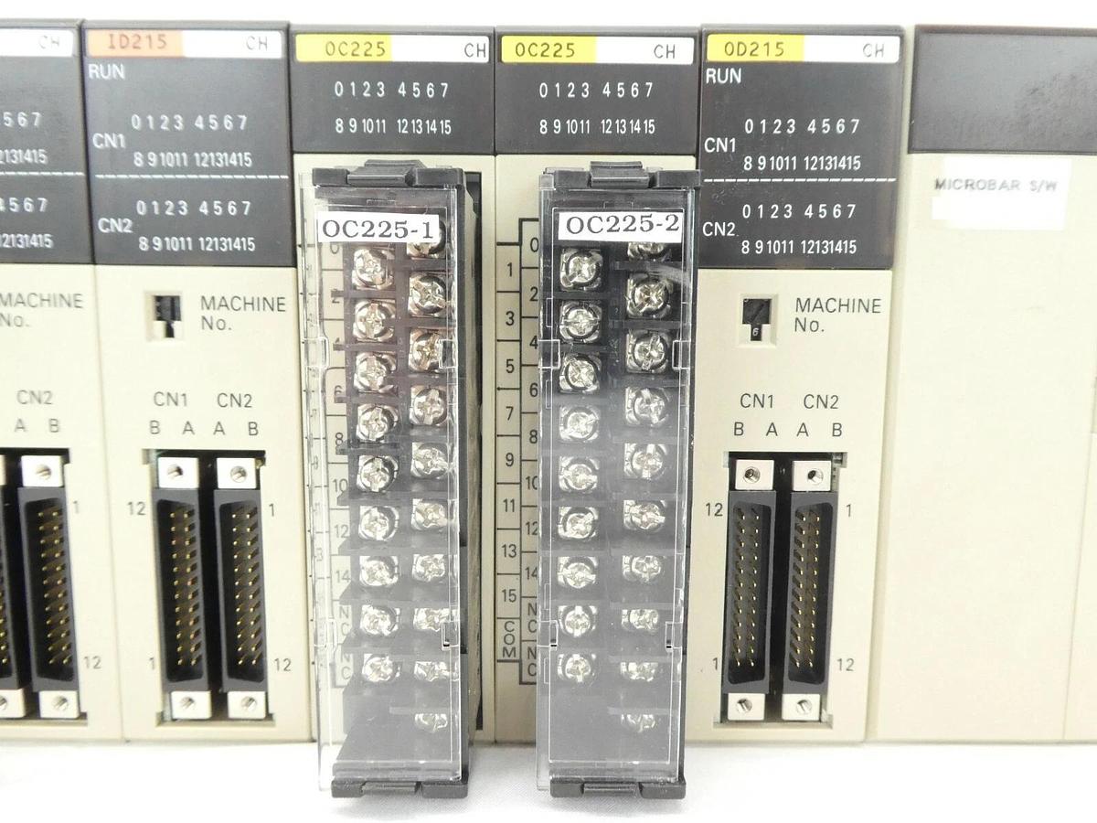 Used Omron C200H Programmable Logic Controller PLC Sysmac Microbar Trackmate Working