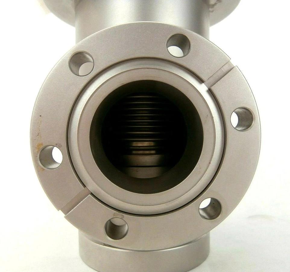 Used MKS DN40CF Pneumatic Angle Vacuum Valve Plasma-Therm SLR 770/770MF HPS Lot of 2