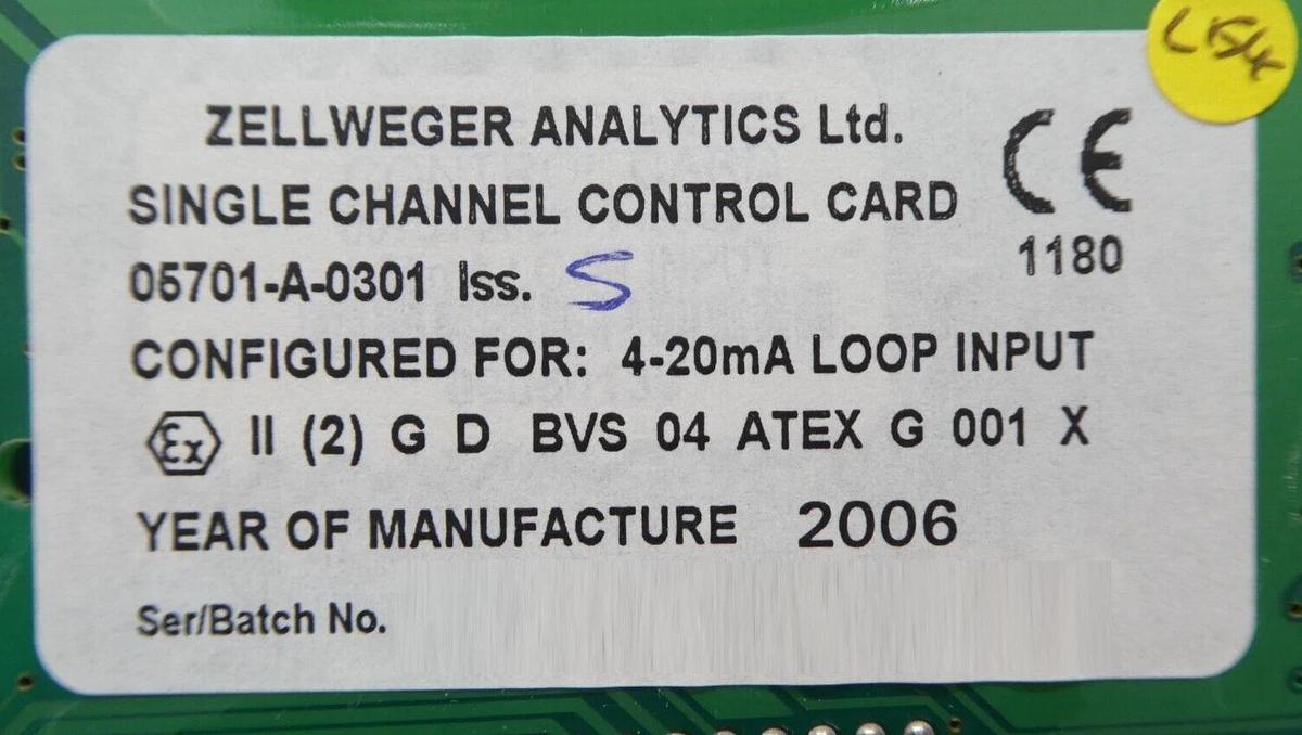 Used Sieger Limited 05701-A-0301 Single Channel Control PCB Card Lot of 6 Working