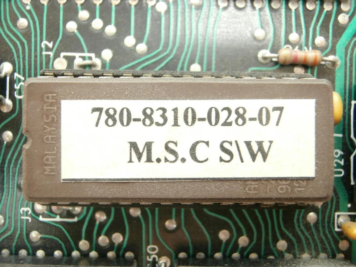 Used Kulicke & Soffa 00780-4310-000 Y MSC S/W PCB Card 06100-4311-001-01 Working