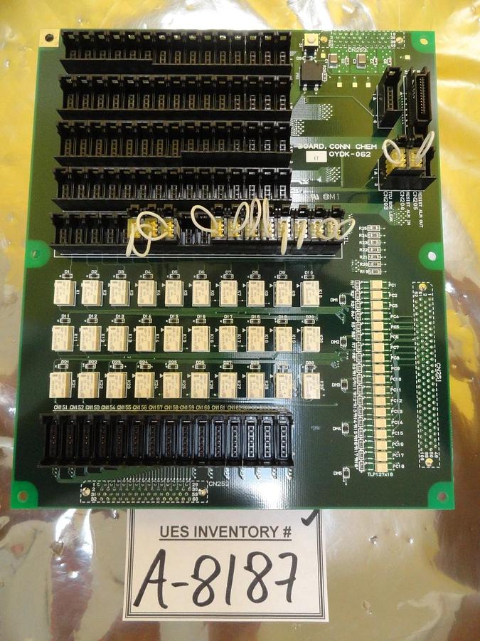 Used TEL Tokyo Electron OYDK-062 CONN CHEM #02 PCB Board Lithius Used