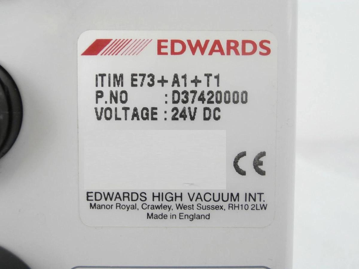Used Edwards D37420000 Local Control Vacuum Module iTIM E73+A1+T1 Working Surplus
