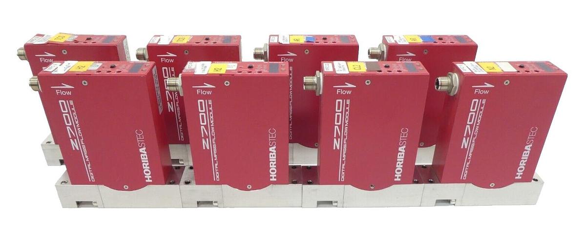 Used Horiba STEC Z700 Mass Flow Controller MFC SEC-Z724AGX SEC-Z714AGX Lot of 8 Spare