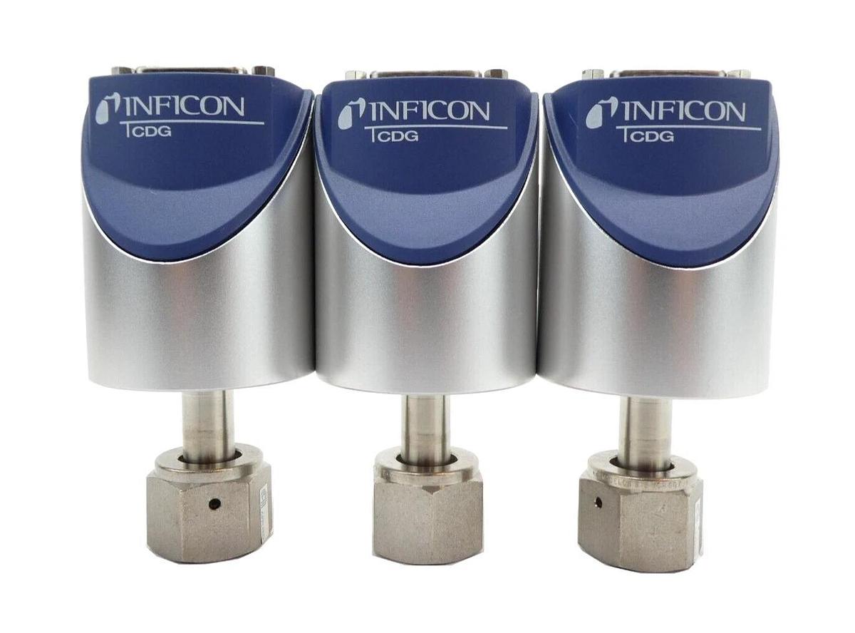Used Inficon 3CB1-F5E-2300 Capacitance Diaphragm Gauge CDG025D Lot of 3 Working Spare