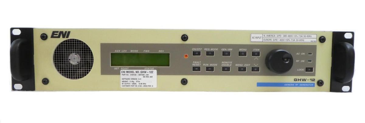 Used GHW-12Z Genesis ENI GHW12Z-13DF2NH-001 RF Generator Remote Enable Mode Surplus