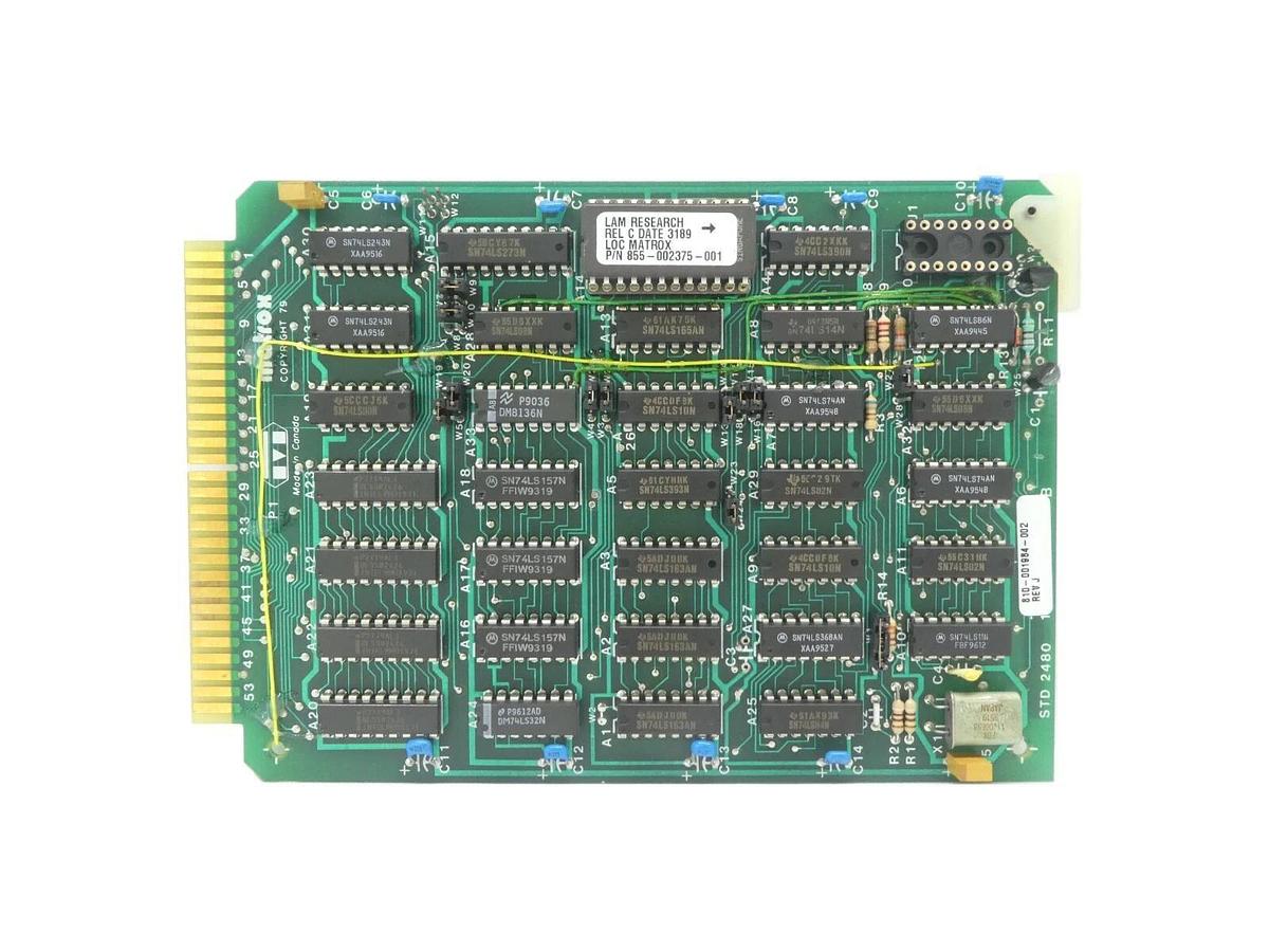 Used Matrox STD 2480 Hardware Computer PCB Card Lam Research 810-001984-002 Spare