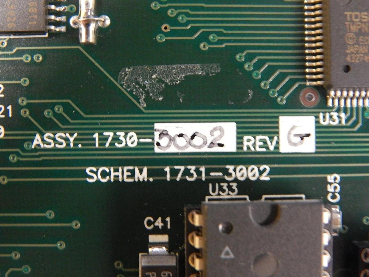 Used Schumacher 1730-3002 Reservoir Controller PCB Card 1731-3002 Rev. G Used