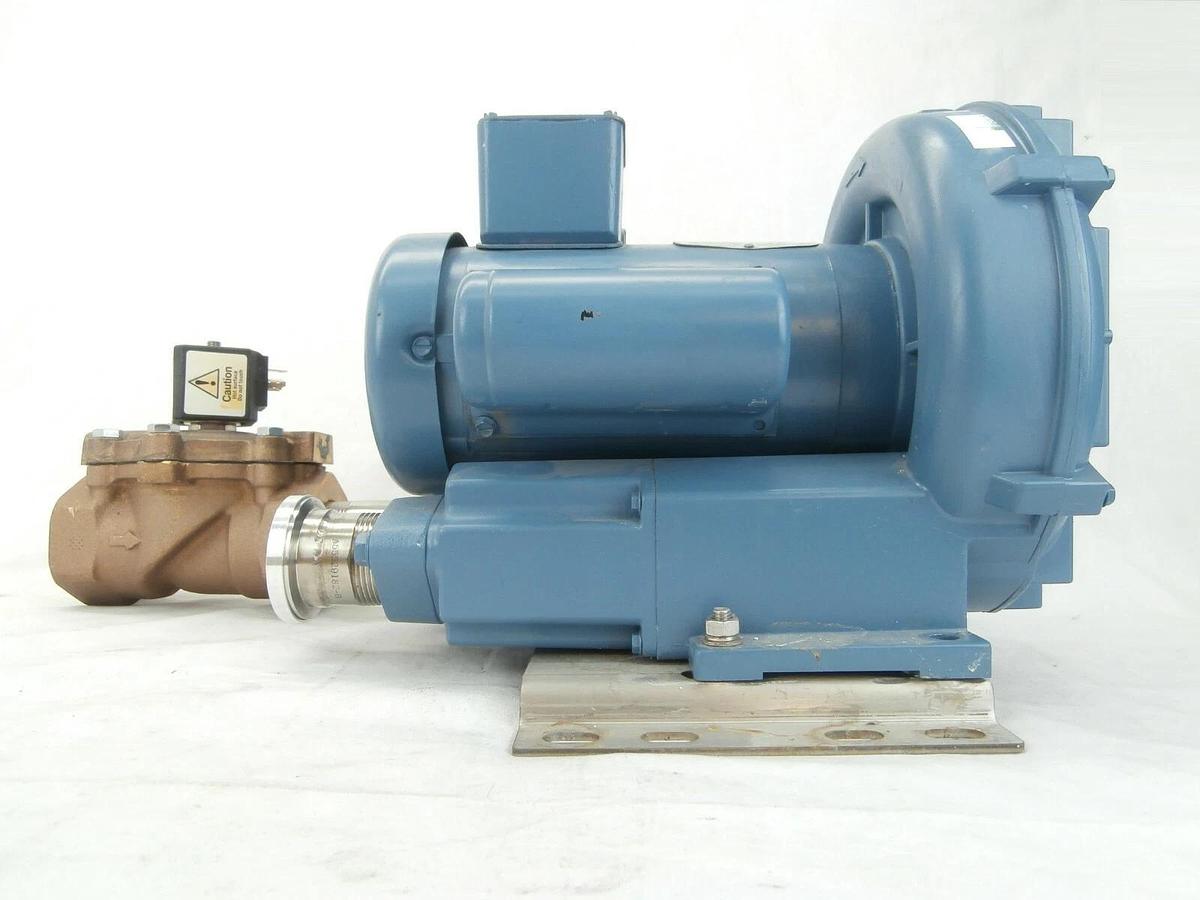 Used Ametek 080418 Air Blower Assembly DR303AE9MA Alcon NACD8 Edwards TPU Working