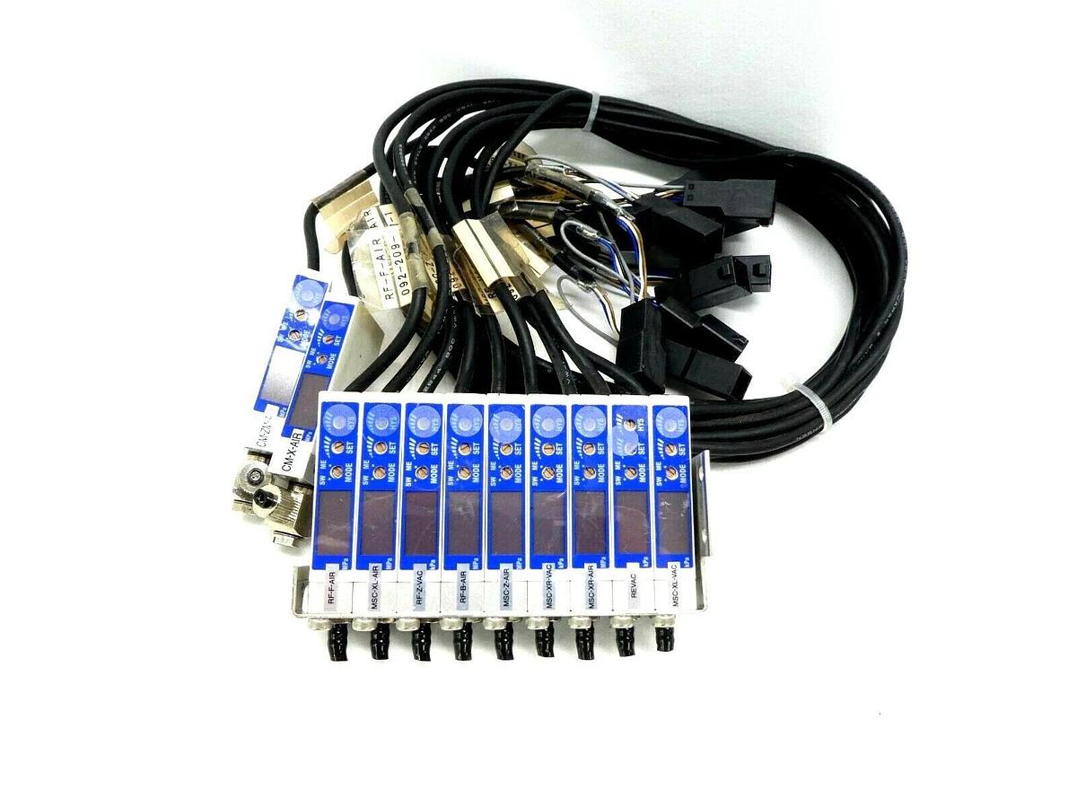 Used Copal Electronics PS6-103G-NAM-014 11-Port Pressure Switch Assembly Working