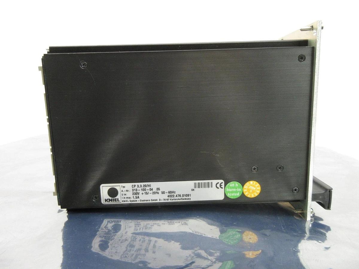 Used Kniel System-Electronic 313-100-04 .05 Power Supply Card PCB 4022.476.01091 Used