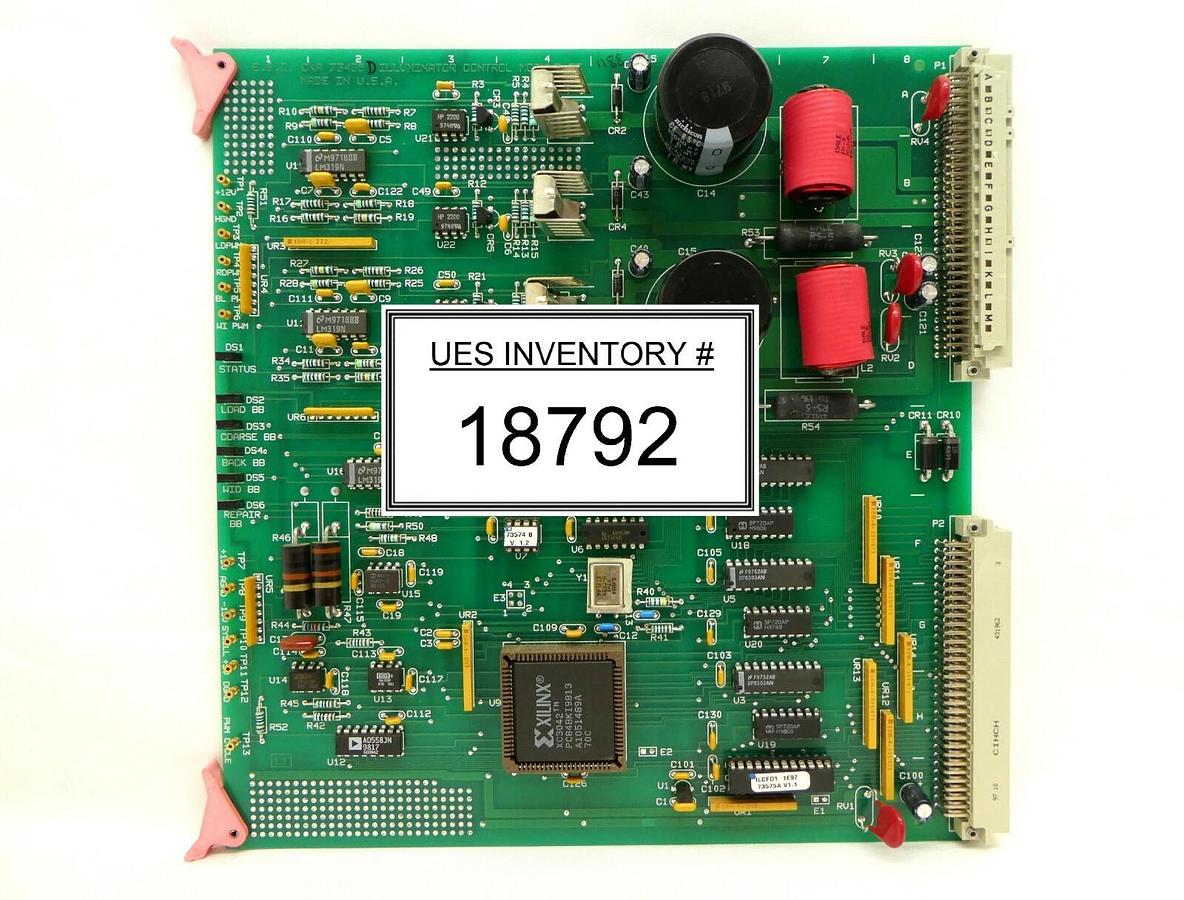 Used ESI Electro Scientific Industries CKA 73435 Illuminator Control PCB Card Working