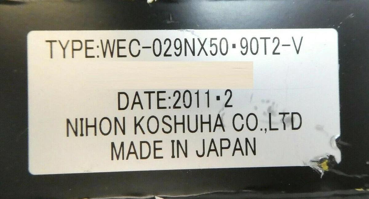Used Nihon WUG-022NK14T3-V RF Waveguide WTM-02X-02NX1T2-V WEC-029NX50•90T2-V Working