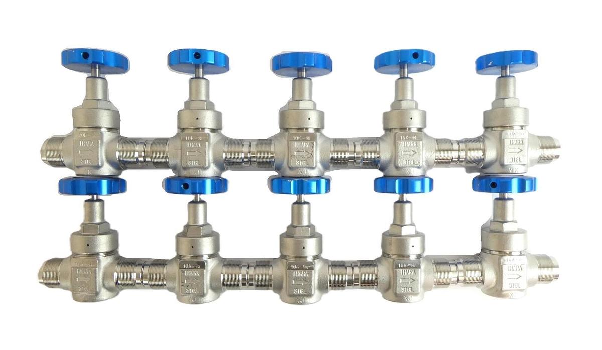Used IHARA 9C16 Bellows Manual Valve 10k-3/4 Reseller Lot of 10 Working