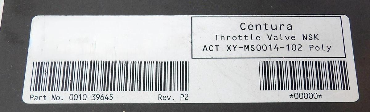 Used NSK ACT XY-MS0014-102 Centura Throttle Valve AMAT 0010-39645 Working Surplus