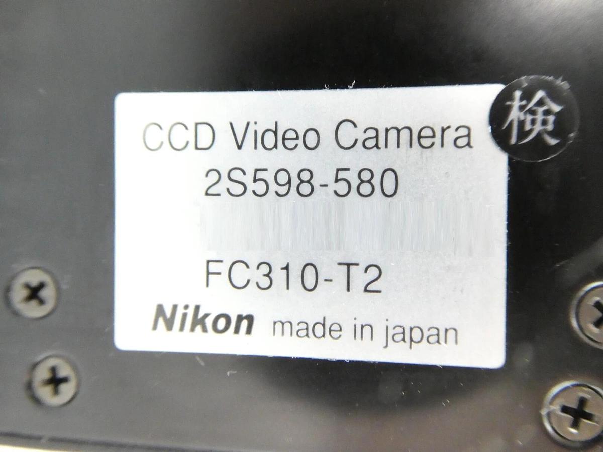 Used Nikon 2S598-580 CCD Video Camera FC310-T2 Assembly with Filter NRM-3100 Working