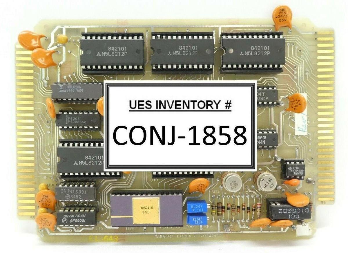 Used Varian Semiconductor VSEA D-H0117001 Parallel I/O Interface PCB H0117001 Rev. F