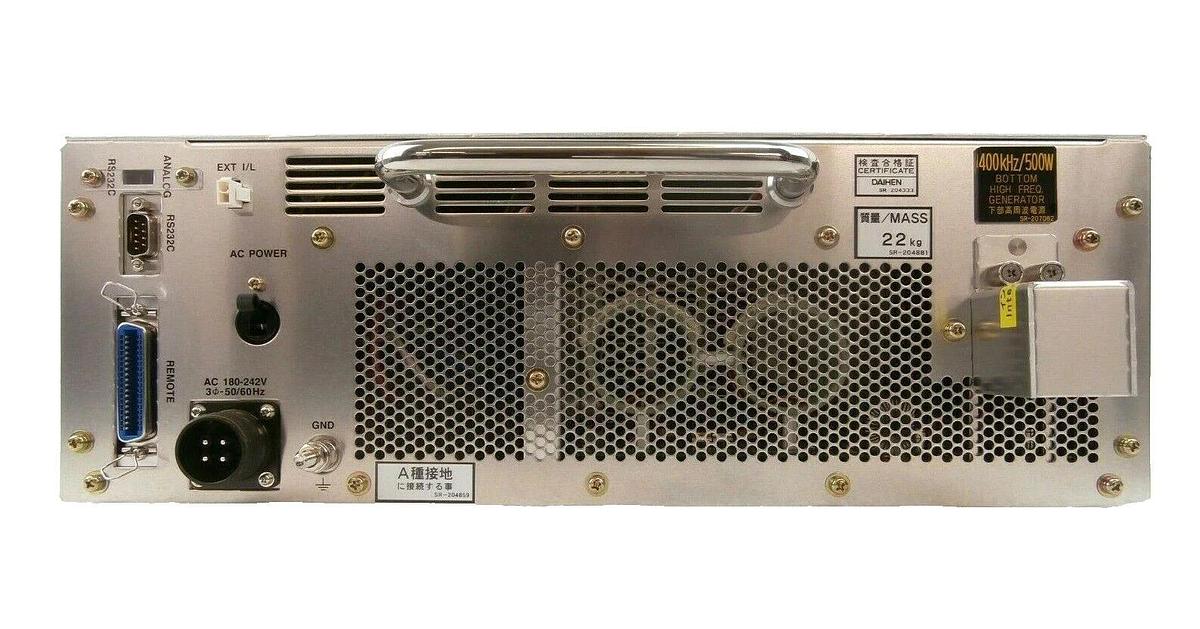 Used Daihen NX-MGA-5A1 RF Power Generator 400kHz TEL Tokyo Electron Trias Working