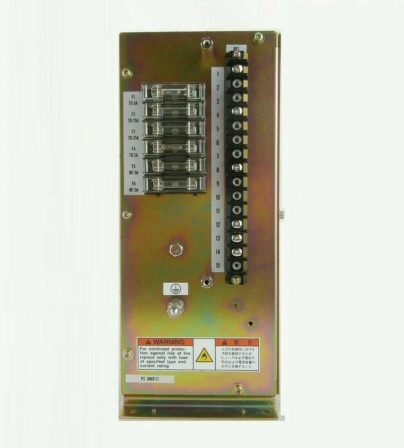 Used JEOL PS UNIT(7) Power Supply JWS-7555S Wafer Defect Review SEM Working Spare
