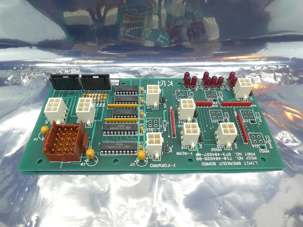 Used KLA-Tencor 073-404227-00 Limit Breakout Board PCB 710-404228-00 Working Surplus