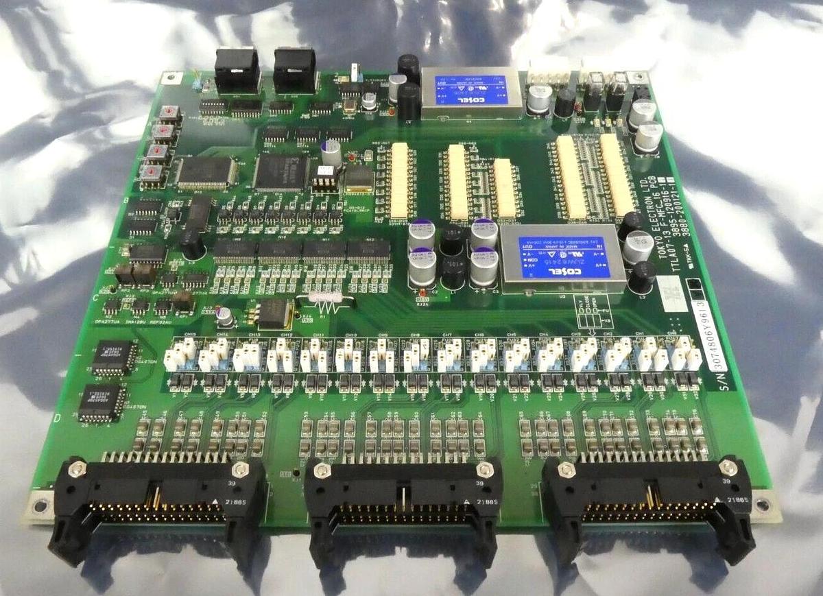 Used TEL Tokyo Electron TTLA07-13 F-MFC_16 PCB Board 3895-120916-11 Working Surplus