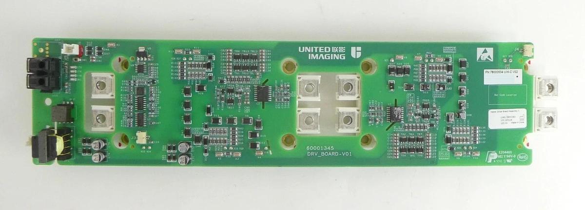 Used United Imaging 78001124 UIH-C V02 Driver PCB Assembly 2 60001345 Lot of 3