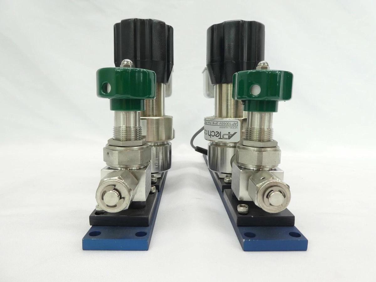 Used Novellus Systems Gas Manifold AP Tech AP1006SV 2PW FV4 FV4 Concept 2 ALTUS