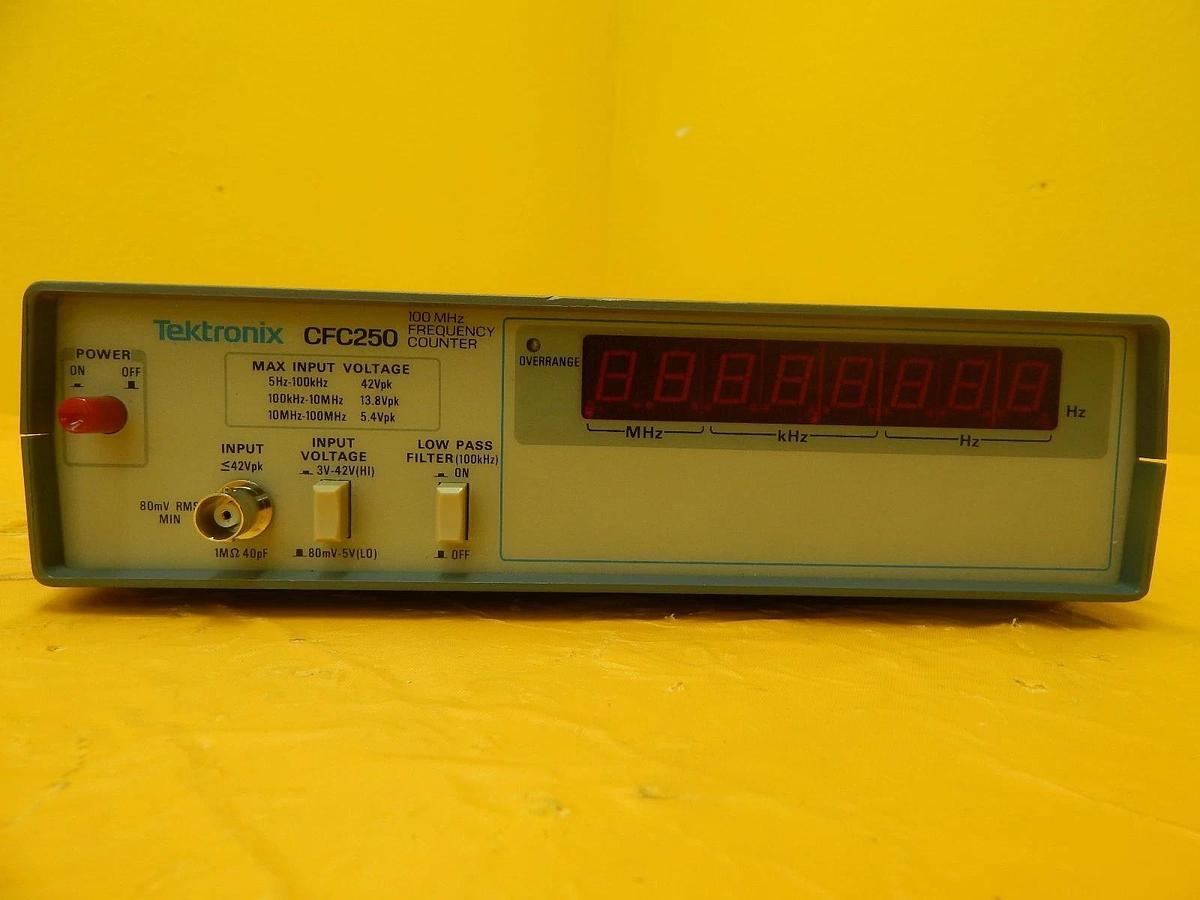 Used Tektronix CFC250 100 MHz Frequency Counter Used Working