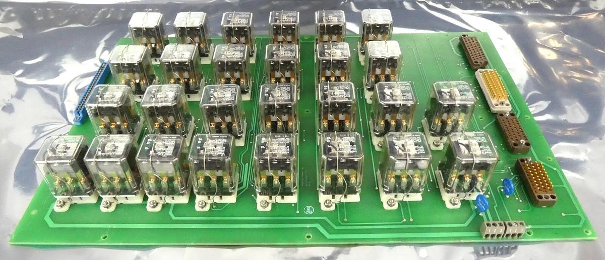 Used Varian Semiconductor E-H5617001 Relay Connection PCB Board Assembly AS-Is