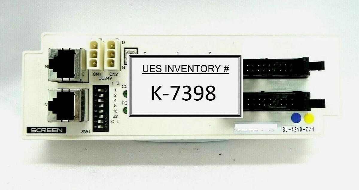 Used DNS Dainippon Screen SL-4210-Z/1 Network Communication Module Working Surplus