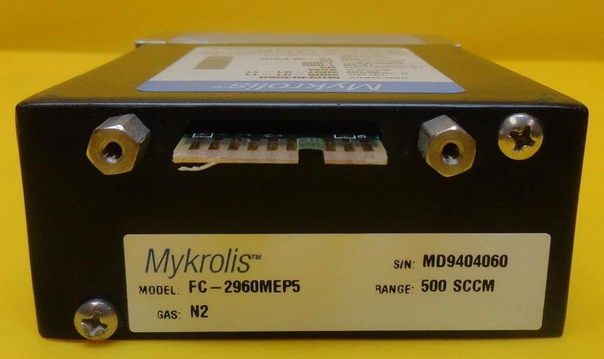 Used Mykrolis FC-2960MEP5 Mass Flow Controller MFC 2900 Series 500 SCCM N2 Used Worki