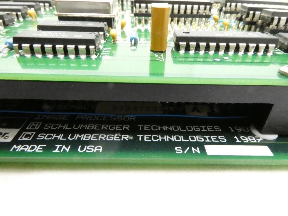 Used Schlumberger 97847535 Image Processor PCB Card IDS-1000 97847533 97847531 Spare