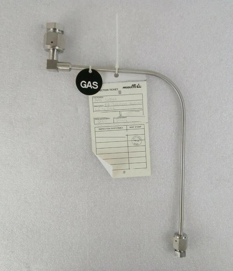 Air Products 1495-3154A Gas Inlet Pigtail Keyed 1/2 Inch FVCR New Surplus